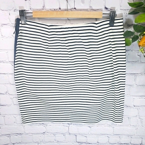 MADEWELL Striped Stretch Skirt Size M - Picture 3 of 10